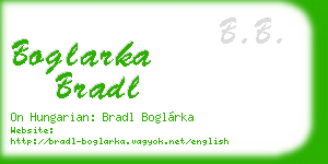 boglarka bradl business card